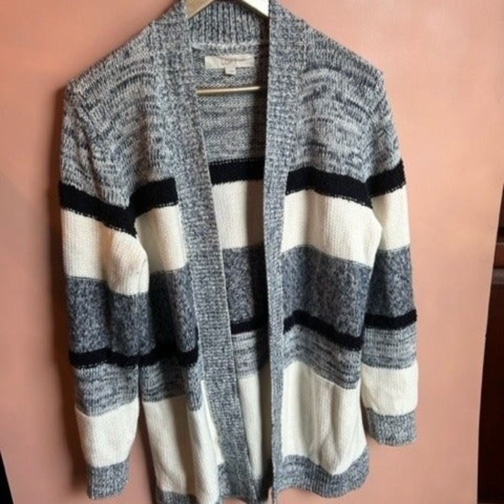 LOFT Knit Open Front Cardigan